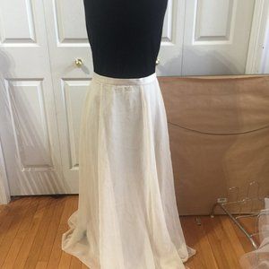 Vintage Tall floor length sheer formal skirt. L/XL
